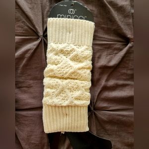 Minicci Cream Leg Warmers